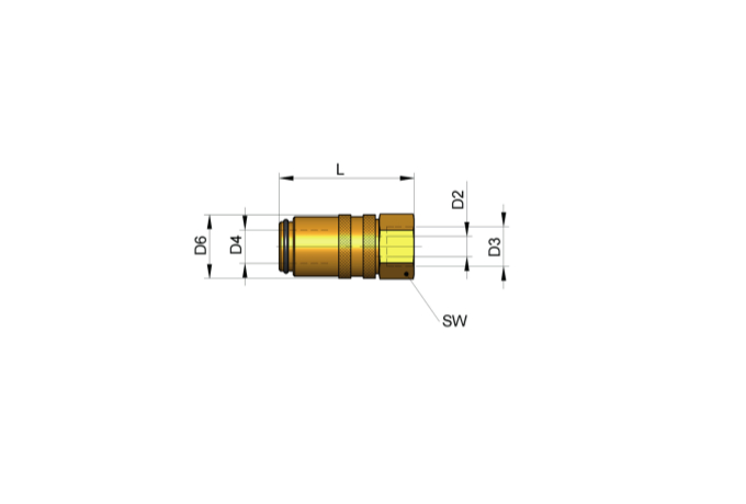 S3320 Schnellkupplung, EU-Standard, gerade, mit/ohne Ventil, mit Innengewinde