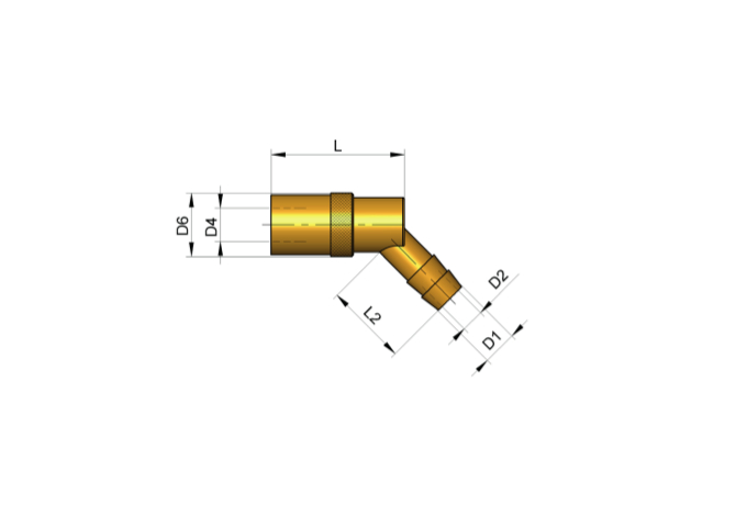 S3410 Schnellkupplung, US-Standard, 45°, mit/ohne Ventil 